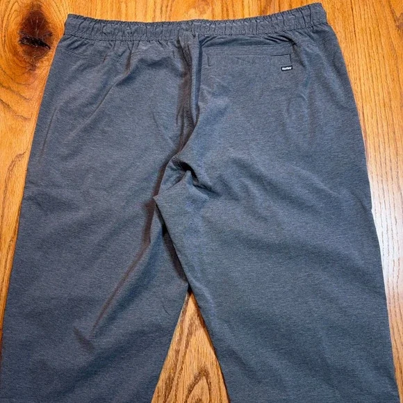 Hurley Tech‎ Twill Joggers Pants Mens XXL (38X31) Grey Stretch Drawstring - Picture 10 of 11
